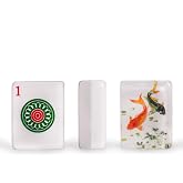 Yellow Mountain Imports Set of 166 American Mahjong Tiles, Koi (Tiles Only Set)