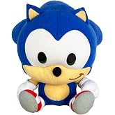Sonic the Hedgehog -SD Sonic Sitting Plush 7", Multi-Colored
