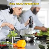 Dallfoll Electric Salt Pepper Grinder USB Rechargeable with LED Light view 2