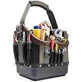 Veto Pro Pac Tech OT-MC Open Top Tool Bag | 28 pockets | Waterproof Base | Ergonomic Grip &amp; Shoulder Strap | Easy Access Tool Pouch