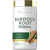Carlyle Burdock Root Supplement | 200 Capsules | Arctium Lappa Extract | Traditional Herb | Non-GMO &amp; Gluten Free