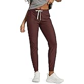 ODODOS Women's Performance Joggers - Ultra Soft odSTRATUM Tech Sweatpants Adjustable Mid Rise Pants with Pockets