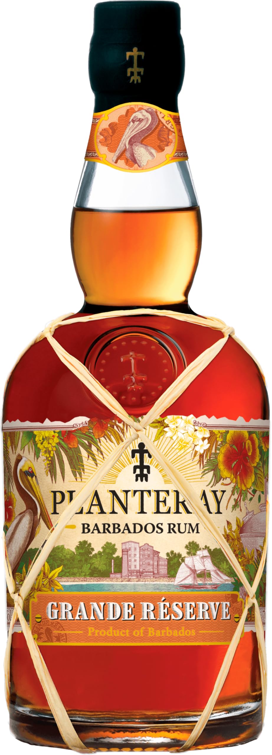 PLANTERAY RUM - (Ehemals Plantation) - Grande Réserve - Herkunft: Barbados - Doppelreifung - 40% Vol - 70 cl