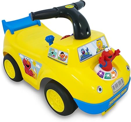 Sesame Street Elmo School Bus Ride-On 