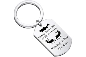 BEKECH Fishing Hunting Gift Fishing Solves Most of My Problems Hunting Solves The Rest