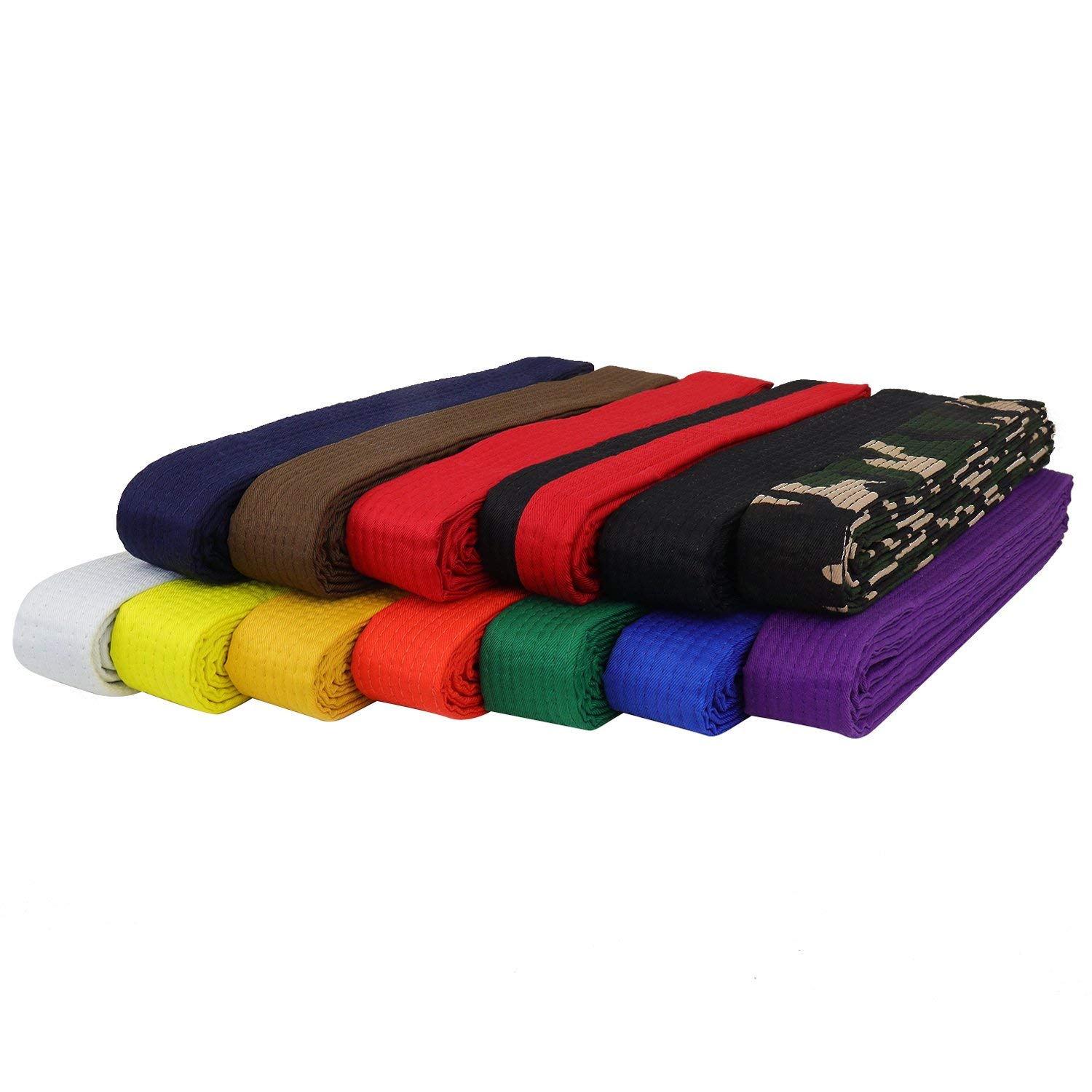 Chain Stitched AAMA Belt Martial Arts Belt - Taekwondo Karate Judo Aikido  Rank Belt Karate Judo Aikido Belt 13 Colors, image size:1500x1500