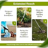 ZOPPER Premium Litter Picker 76cm Grabber Tool with Magnetic Tip view 4