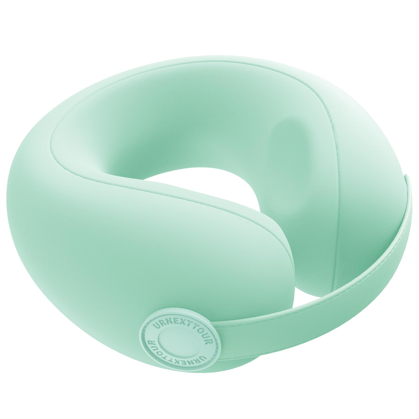 Photo 1 of urnexttour Car Pillow for Little Kids Travel Neck Pillows, Memory Foam Neck Support Travelling Pillow with Washable Cotton Pillowcases and Storage Bag, for Airplane, Train, Flight and Home Use Green