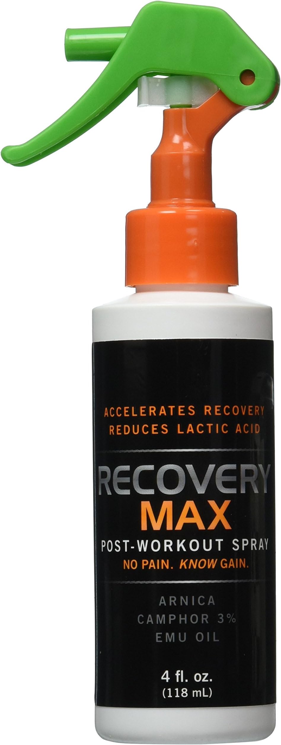 RecoveryMax – Post Workout Spray – For Use in Fitness Workout Program to Speed Muscle Recovery – Reduce Muscle Soreness - Return to Exercise Quicker –Recovery Supplement – 4 oz