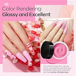 Modelones Dip Powder Nail Kit, 4 Colors Valentine's