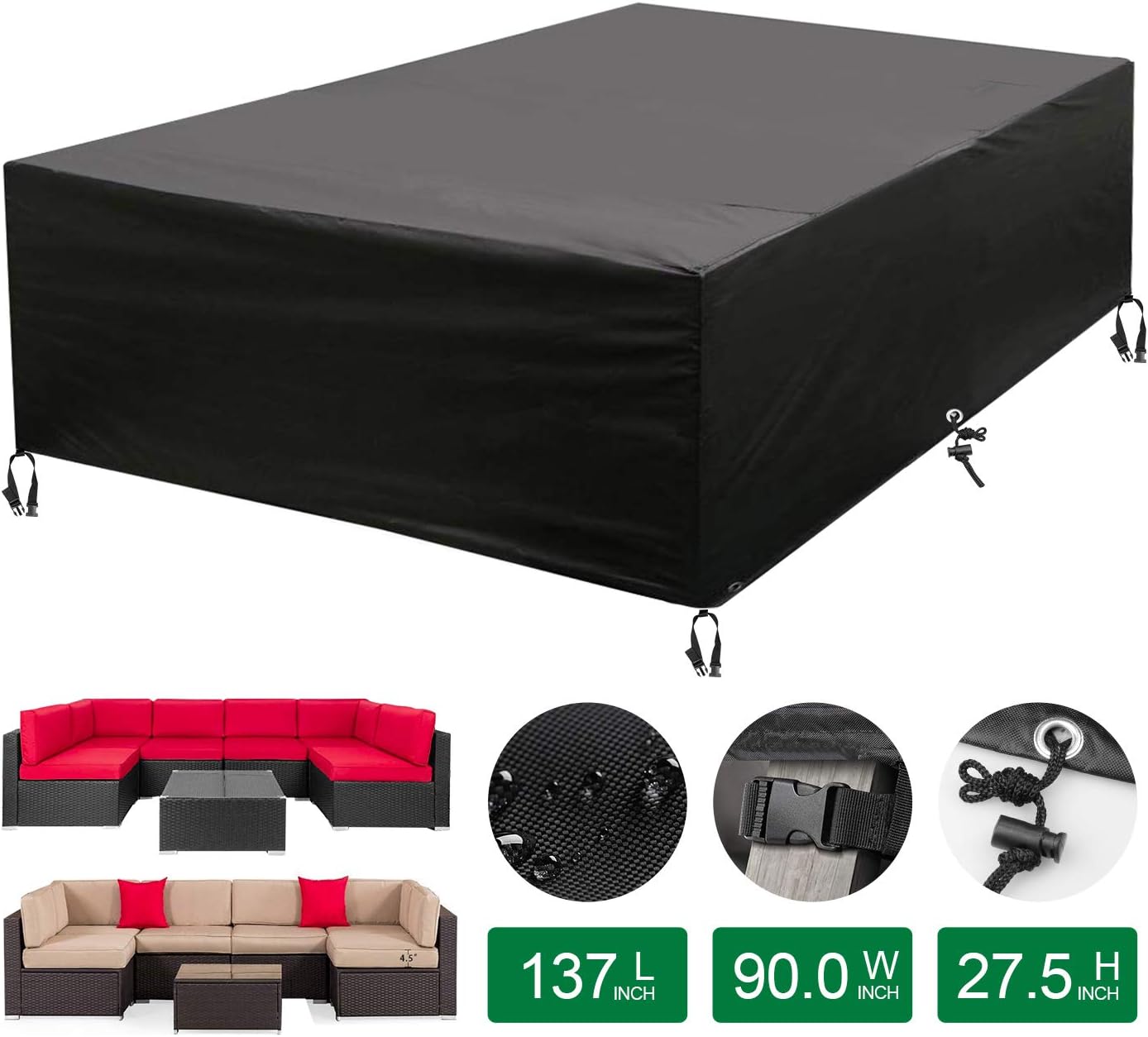 Best outdoor dining set cover rectangular