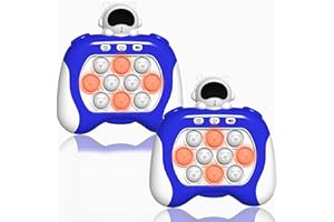 JOINBO 2Pcs Fast-Push-Bubble-Game for Kids & Adults [Pop Fidget Quick Push Game] [Light up Puzzle Speed Push Game] [Handheld Fidget Game Toy] Gift for Boys & Girls Age 3-12 for Relaxation and Decompression…