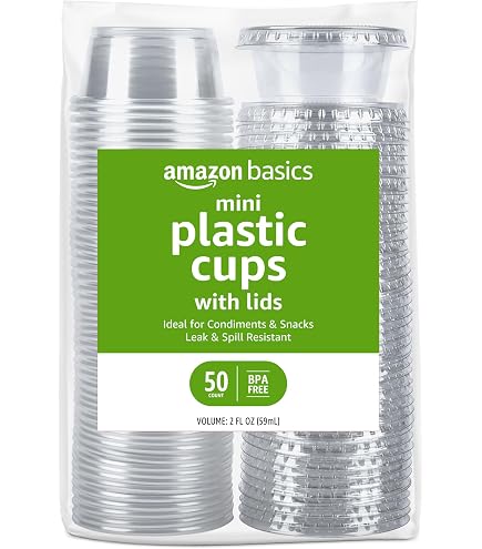 Amazon.com: One Ounce Plastic Disposable Cups (1 oz) for Measuring and  Dispensing Liquid Medicine, Pills, Wine, Jello Shots (100): Home & Kitchen