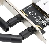 Dilwe TX-AR9WS AR9220 PCIe WiFi Card 300Mbps 802.11b/g/n 2 Antennas Windows view 6