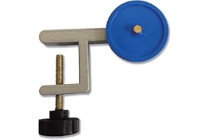 Frey Scientific-532028 Vertical Bench Clamp Pulley with 50mm Plastic Sheave, 30 mm Opening