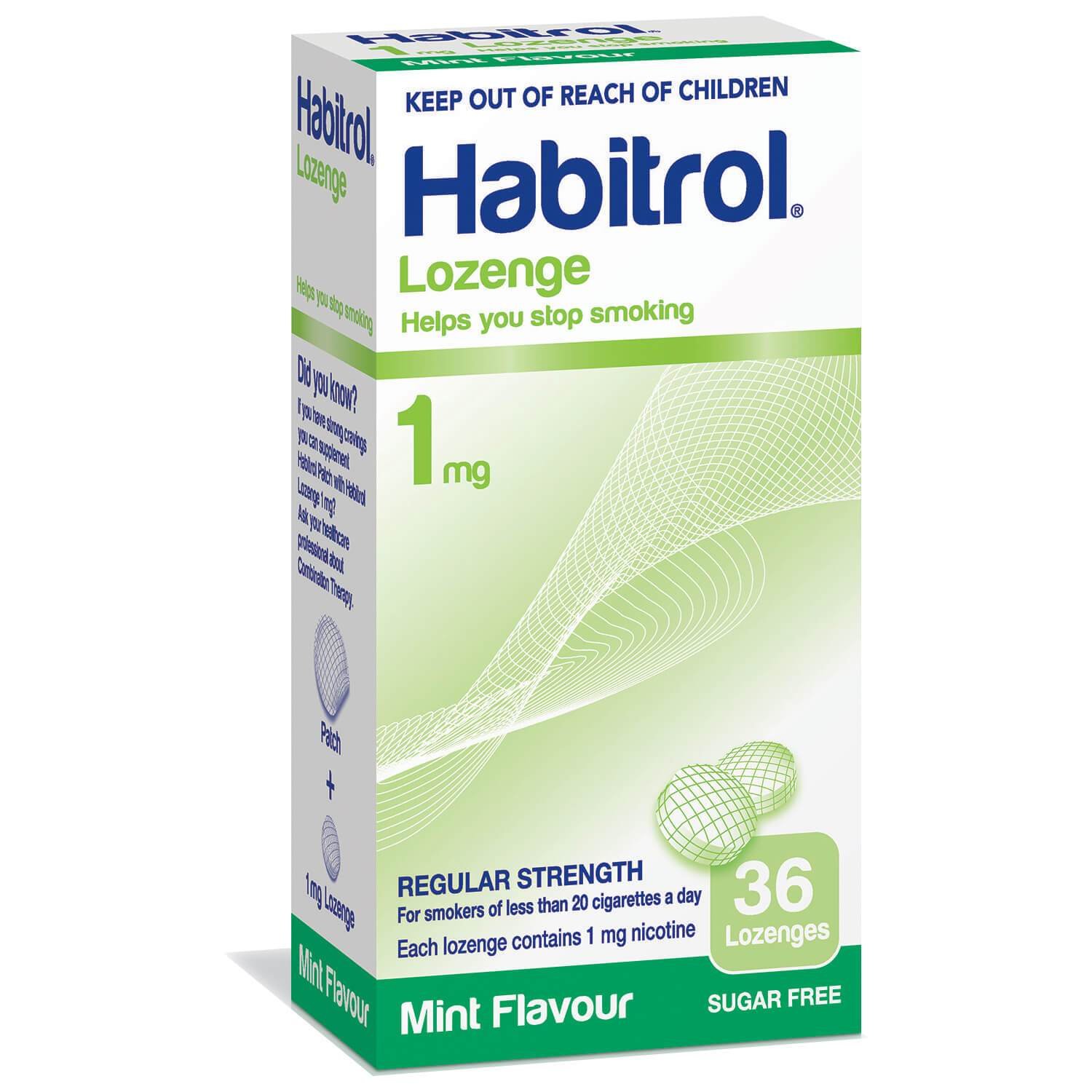 Habitrol Nicotine Lozenge Mint Flavor 36 Lozenges (1mg) Buy Online in