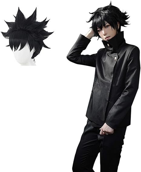 Amazon 呪術廻戦 コスプレ アニメ ウィッグ 制服 セット コスプレ ハロウィン 仮装 クリスマス イベント 衣装 コスチューム 演出服 舞台装 伏黒 恵 M コスプレ 仮装 通販
