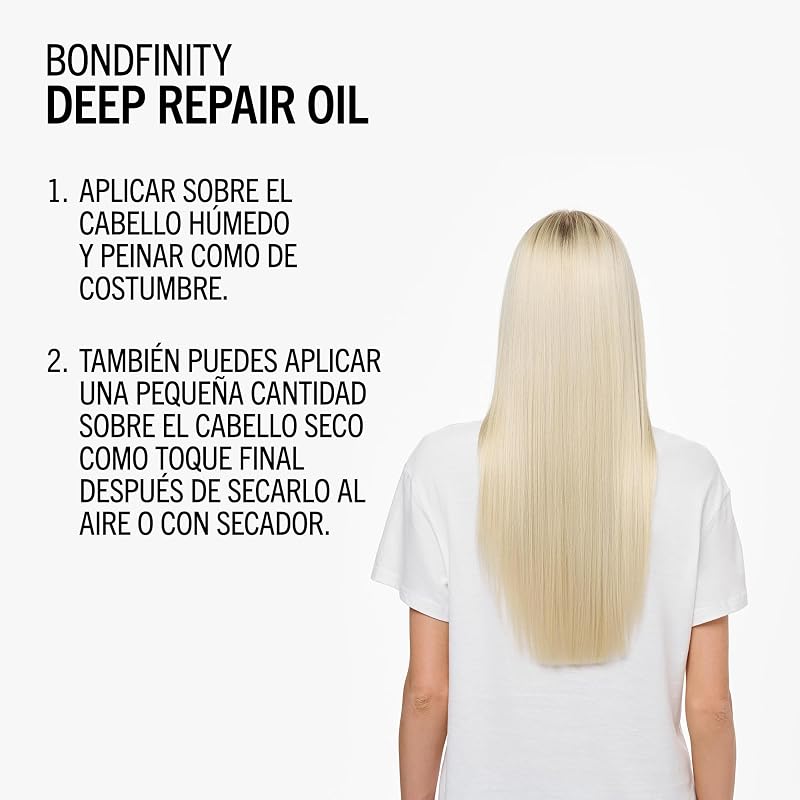 Schwarzkopf Professional BLONDME Bondfinity Deep Repair Oil - Aceite Reparador Ligero - sin Aclarado 50ml
