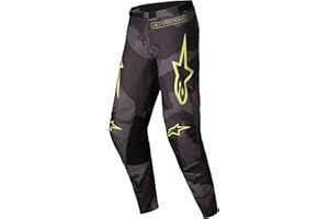Alpinestars 3720925-9178-38: Racer Hollow Pants Dark Camo/Yellow Fluo 38