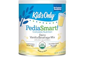 BABY'S ONLY ORGANIC PediaSmart Dairy Vanilla Complete Nutrition Beverage Powder Mix, 12.7 Oz (Pack of 1) | | USDA Organic | Clean Label Project Verified