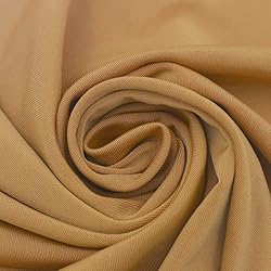 Texco Inc Solid 4-Way Stretch Venezia Polyester
