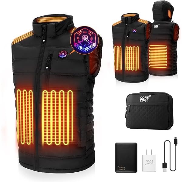 COREEDGE Heated Vest for Women,Electric Heating Vest, 5 in 1 Smart