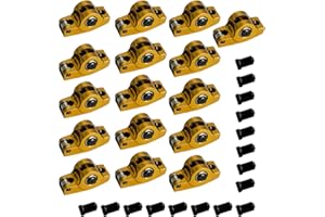 Woosphy Aluminum Self-aligning Roller Rockers Arms 1.5 Ratio 3/8" Replacement for Chevy SBC Gen I 283 305 327 400