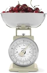 Salter Timeless Mechanical Kitchen Scale 5 kg Capacity Cream
