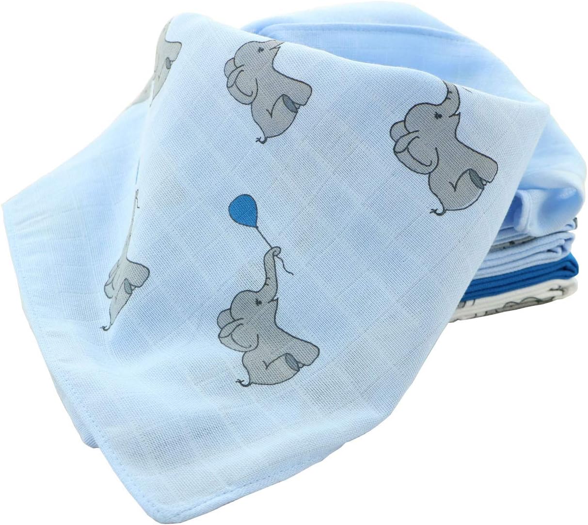 5 Bio Spucktücher Aus Baumwolle - Ultraweich Für Babys