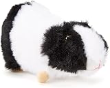 Zappi Co 100% Recycled Black White Dutch Breed Guinea Pig Plush Toy 15cm