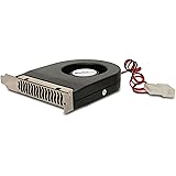 StarTech.com Expansion Slot Rear Exhaust Cooling Fan with LP4 Connector (FANCASE), Black