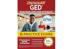 GED Study Guide All Subjects: Practice Exams and GED Test Prep Book: [10th Edition]
