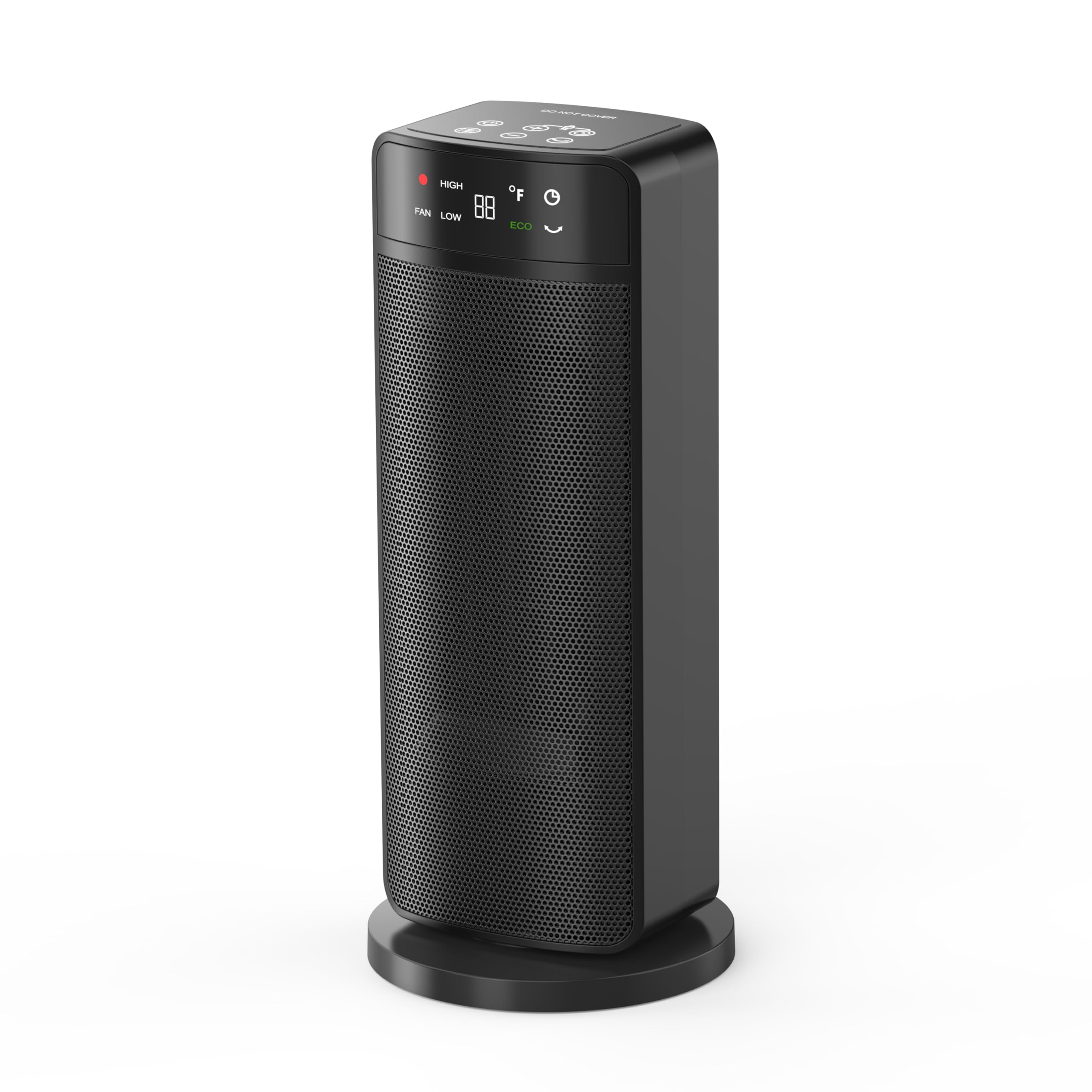 Photo 1 of 1500W Space Heater, Portable Electric Heater Heat Up 200 Square Feet for Indoor Use Office Garage, Rapid PTC Ceramic Heating with Remote, Digital Thermostat, 24H Timer, Multiple Safety Protection