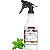 Peppermint Oil Spray for Bugs - Spider Repellent Indoor & Outdoor, Natural Plant-Based Pest Repellent for Ants, Stink Bugs & Roaches, Safe for Home, Garage, Car & RV, 32 oz
