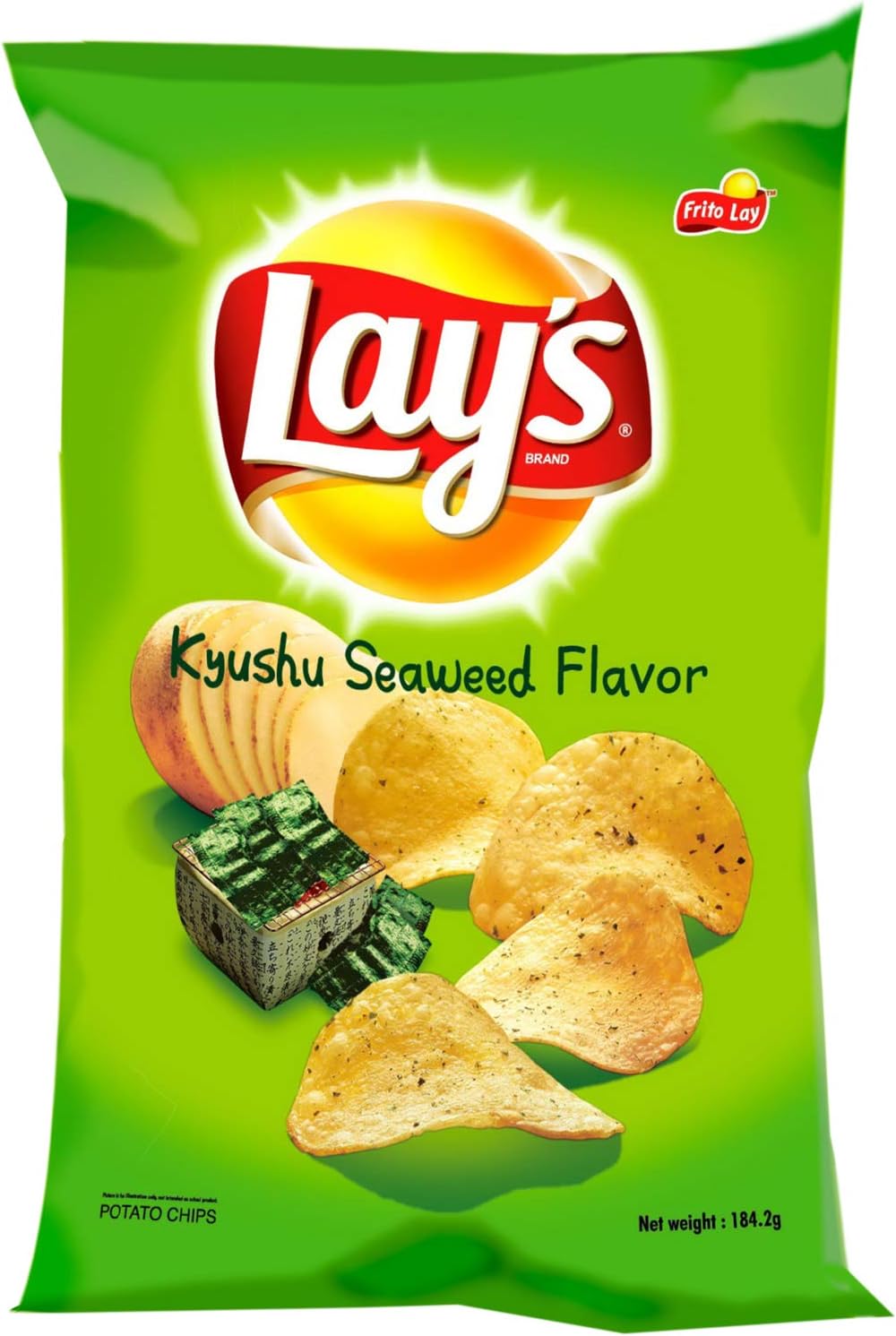 Lays Kyushu Seaweed Potato Chips 184.2g Amazon.sg Grocery & Gourmet Food