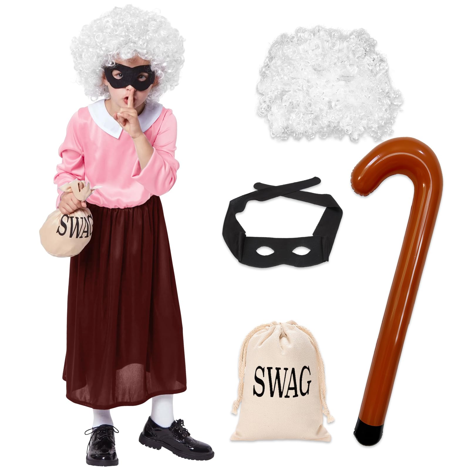 Apparlxer Grandma Cosplay Costume (150)