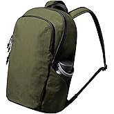 ALPAKA Bravo Backpack 23L - Laptop Backpack Fits 16 Inch Computers, Water Bottle Holders, Fleece Lined Protection, Business Commuter Bag, Weatherproof Green Axoflux Material