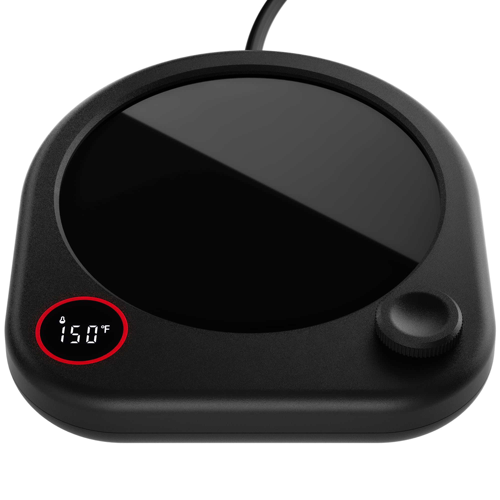 Photo 1 of Oracer Coffee Mug Warmer for Desk, Electric Cup Heater for Tea Milk Beverages with Adjustable Temperature Display, Auto Shut Off Timer Mug Sensor, Candle Wax Heating Plate, Ideal Gift Accessory