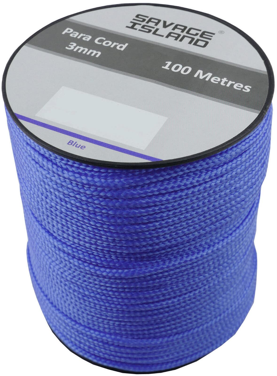 Savage Island 100m Reel Paracord 3mm, 30+Colors | Ideal for Crafting, DIY, Camping, Survival, Outdoor, Gadren | Tactical Cord Rope Roll