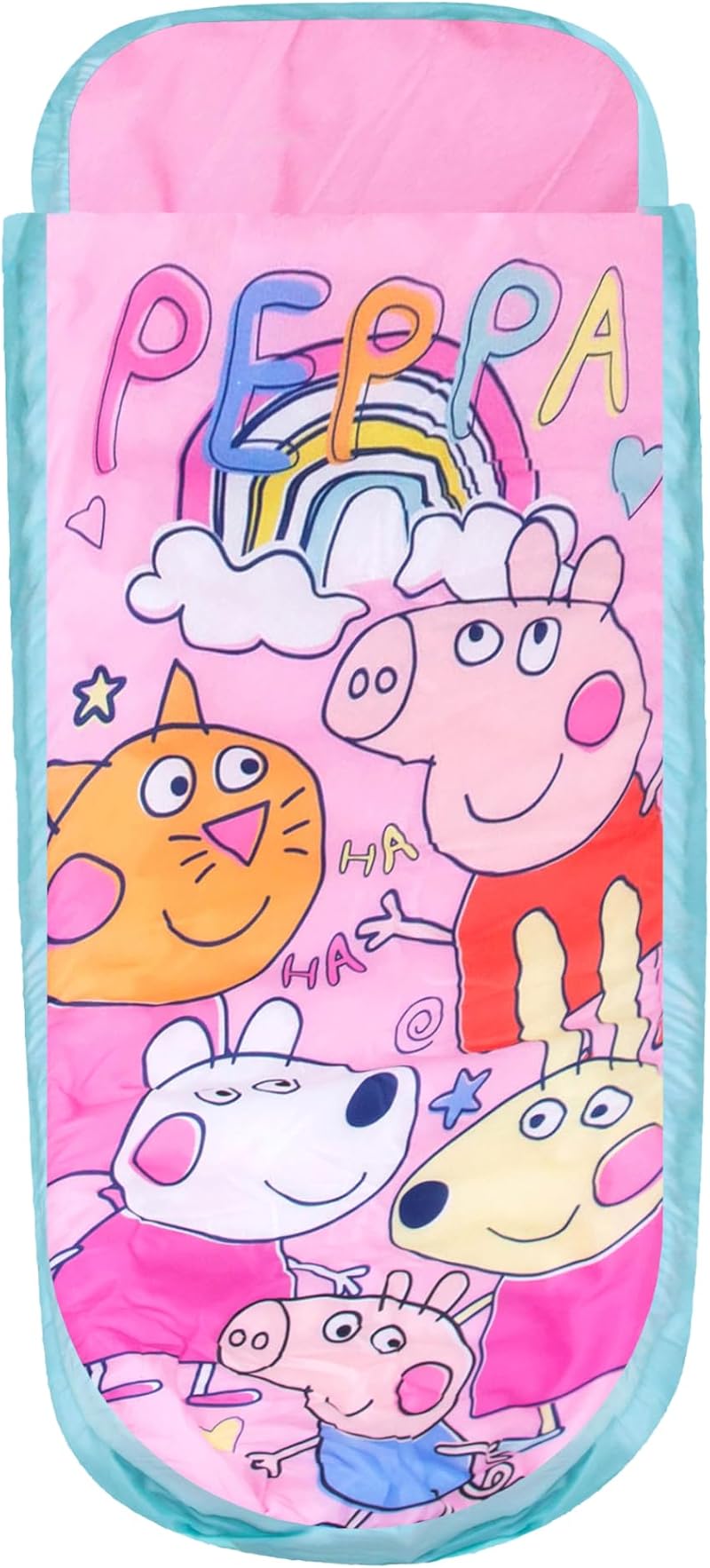 Character World Peppa Pig ReadyBed Inflatable Bed and Sleeping Bag