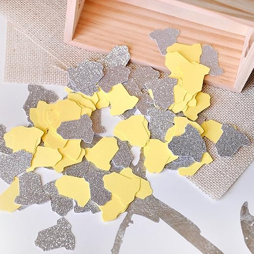 Amazon Com Gender Neutral Baby Shower Decoration Yellow Silver