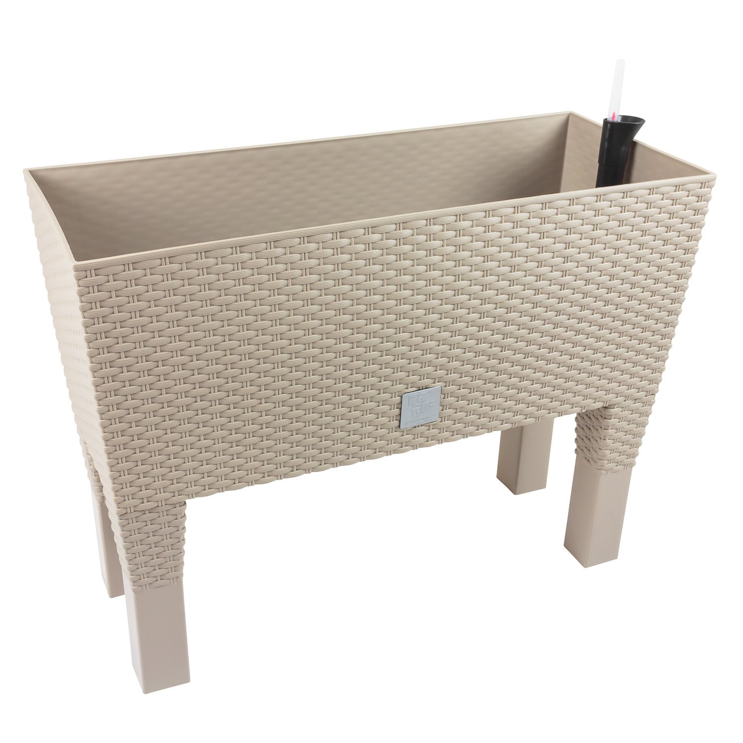 Prosper Plast DRTC800H-7529U 80 x 33 x 62 cm Rato Case High Flowerpot - Mocca (4-Piece)