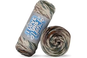 HOBBY LOBBY I Love This Yarn 4 - Medium Yarn for Crocheting & Knitting – 252 Yards of Acrylic Yarn for Crocheting Blankets, Hats, & More – Craft Supplies for Handcrafting Accessories, Camo Stripe