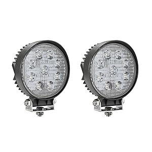 LED Light Bar, Northpole Light 2x 27W Waterproof Flood LED Light Bar Work Light, Jeep Off-road Light Bar with Mounting Bracket for Off-road Truck Car ATV SUV Jeep Boat 4WD ATV