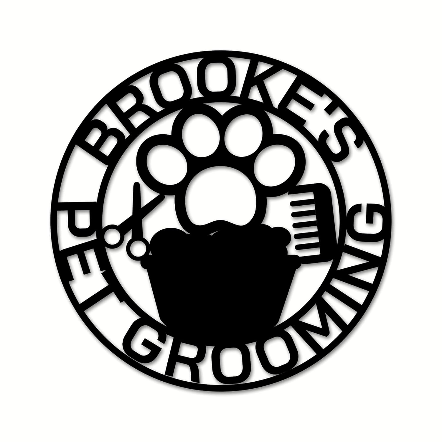 Pet Grooming Sign, Pet Groomer Sign, Dog Grooming Sign