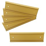 Geesatis 4 Pcs Door Name Plate Holder Wall Mount or