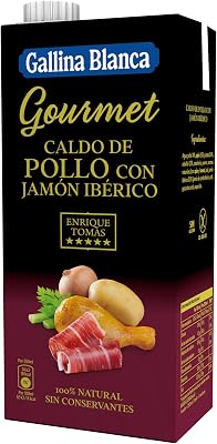 Caldo de Frango Gourmet com Fiambre Ibérico 100% Natural, 1L