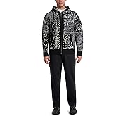 KARL LAGERFELD mens Abstract Pattern Hooded Sweater
