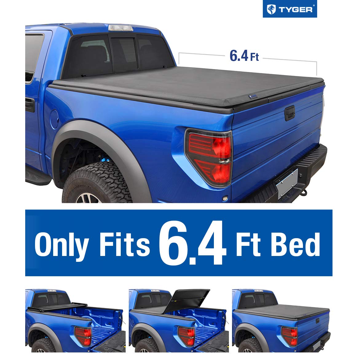 Tonneau Covers Automotive Tyger Auto T3 Tri Fold Truck Bed Tonneau Cover Tg Bc3d1044 Works With 2019 Ram 1500 New Body Style Without Ram Box Fleetside 5 7 Bed