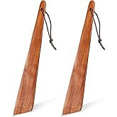 Yinkin 2 Pcs 9.8" Teak Wood Spatula for Cooking Flat Wooden Spatula Small Wooden Flipper Egg Scraper Iron Turner Wood Cooking Utensil for Kitchen Turning Flipping Serving Scraping